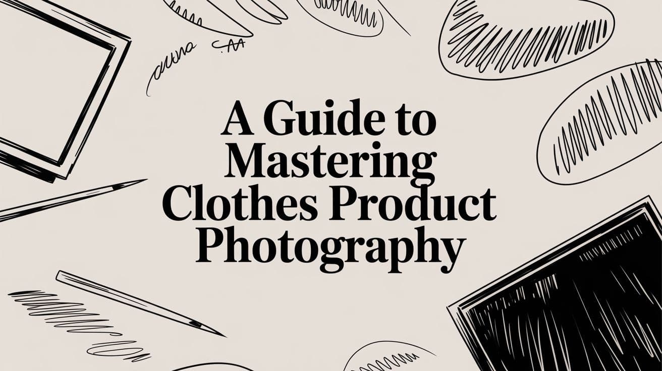 A Guide to Mastering Clothes Product Photography