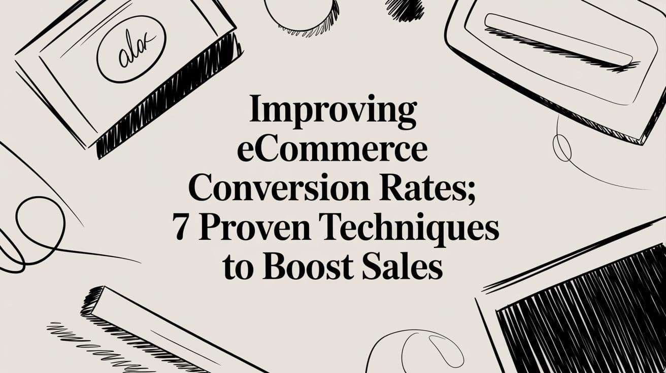Improving ecommerce conversion rates: 7 proven techniques to boost sales