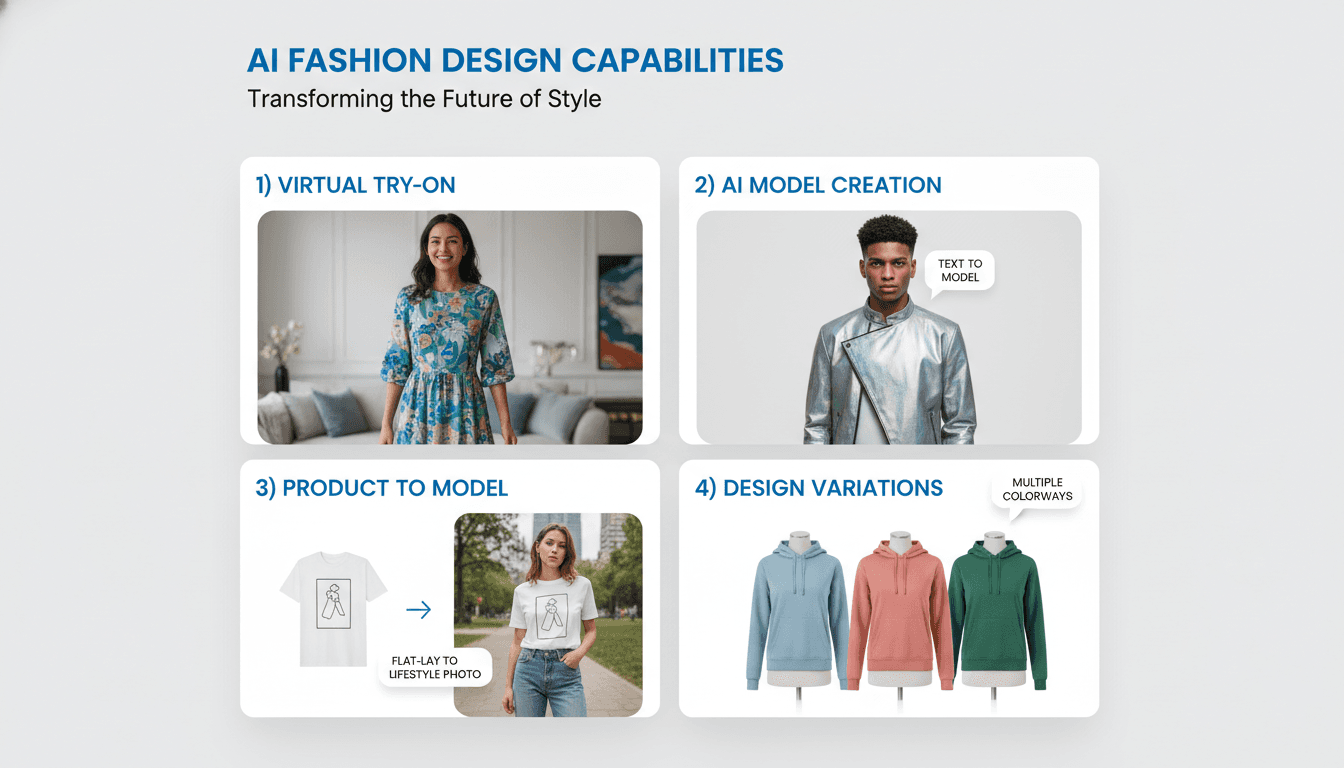 Four core capabilities of AI fashion design technology