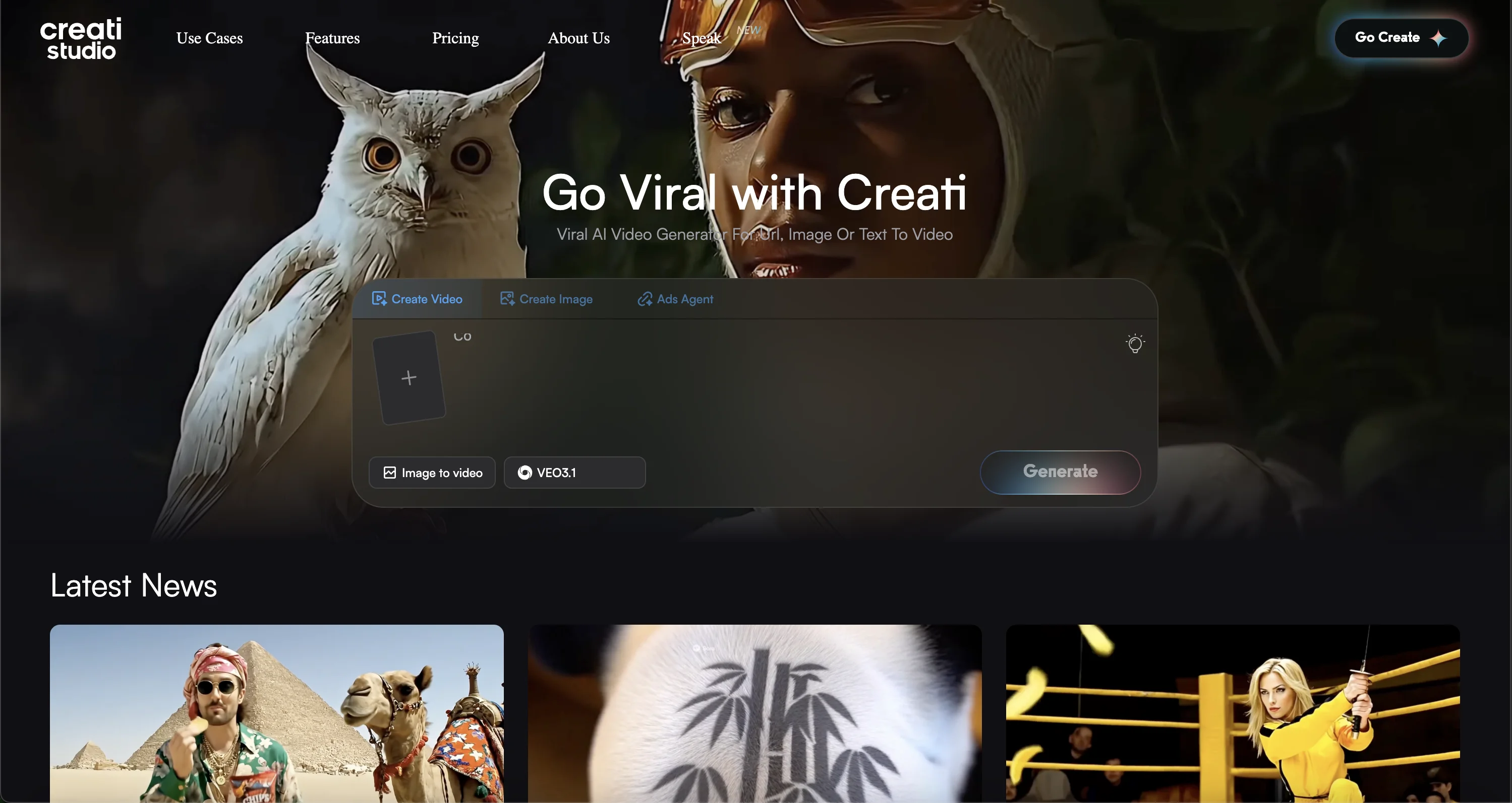 Zmo AI Creati Studio Video Generator